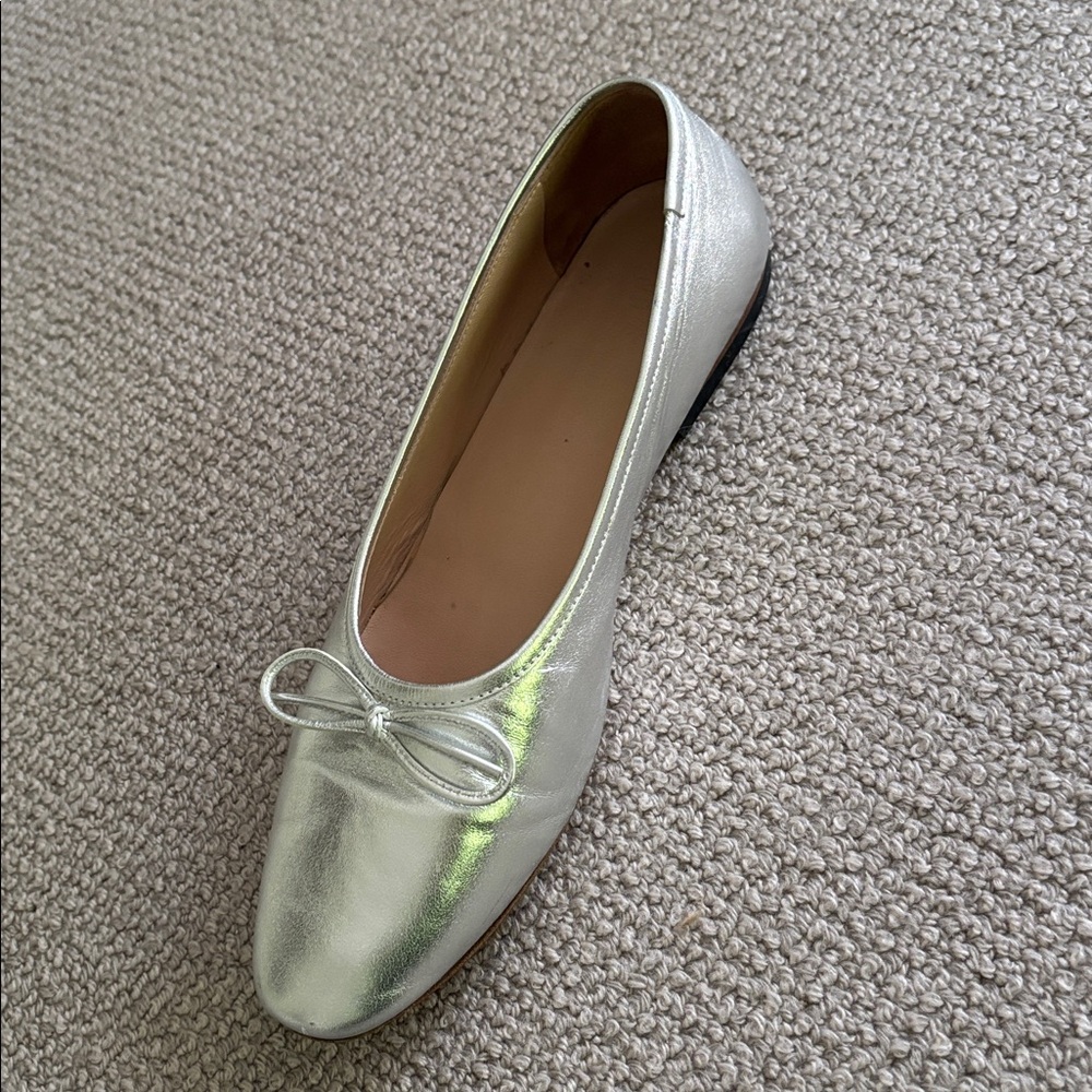Silver ballet flats from No. 6 size 40 - Picture 5 of 6
